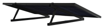 Aufständerung 18~30° einstellbar, Set für ein Modul, schwarzes Aluminium Profil M1D-W1200